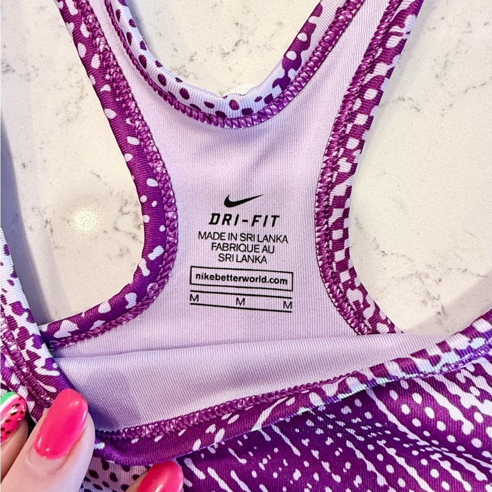 Nike Kids Dri-FIT Purple Bodysuit